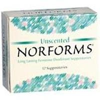 Norforms, Suppositories Unscented size - 12 each