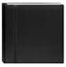 Pioneer 12 Inch by 12 Inch Snapload Fabric Cover with Ribbon Trim Memory Book, Black