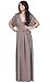 Koh Koh Women's Batwing Dolman Sleeve Maxi Dress