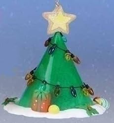 4" Christmas Shimmer Lights Festive LED Tree Ornament