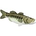 Largemouth Bass Plush Toy 17" L by Cabin Critters