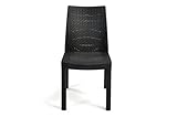 UPC 731161039058 product image for Keter Milan Dining Chair, Charcoal | upcitemdb.com