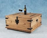 CORONA MEXICAN PINE DOUBLE STORAGE TRUNK COFFEE TABLE