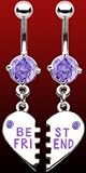 Best Friends Charm Navel Jewelry (Pair)