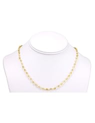 14k Gold Vermeil Citrine Necklace Light Yellow Faceted Natural Beaded Chain