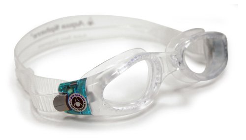 Aqua Sphere Kaiman Lady Swim Goggle (Clear Lens, Trans/Aqua)