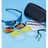 Cycling/golf/ski Sport Sunglasses with 3 Additional Glasses