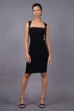Ruched Black Stretch Dresses by Nicole Miller