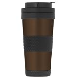Thermos Nissan 14-Ounce Stainless-Steel Tumbler, Espresso