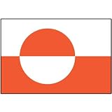 Greenland Flag 3ft x 5ft Polyester