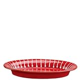 Vietri Rosso Vecchio Dot Small Oval Dish