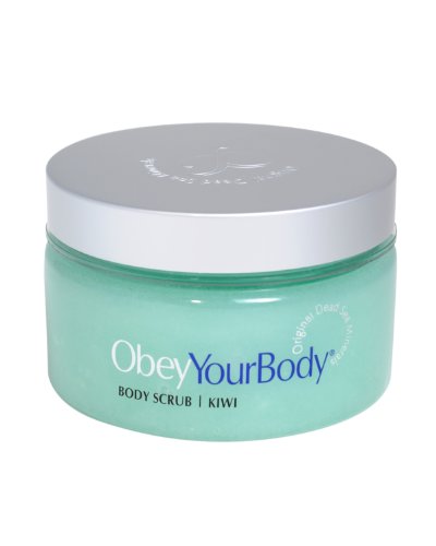 Obey Your Body Mineral Body Salt Scrub Treatment Exfoliating Kiwi - ADSBeauty