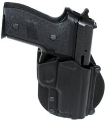 STEYR MODEL S .357, 9mm .40 cal - PADDEL HOLSTER Fits Steyr Model S .357, 9mm .40 Cal (Does NOT fit - A1 Models) Fobus Israel Gun Holster and a genuine IGWS's firing range earplugs kit.