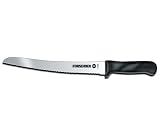 R H. Forschner by Victorinox 10-Inch Curved Wavy Edge Bread Knife, Black Polypropylene Handle