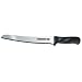 Victorinox Cutlery 10-Inch Curved Wavy Edge Bread Knife, Black Polypropylene Handle