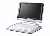 Panasonic DMP-B100EB-S Portable Blu-Ray Disc Player 8.9-inch High Resolution Wsvga LCD with SD Card Slot -MULTI REGION FOR DVD PLAYBACK-Limited Offer with Panasonic Carrying Case+2 FREE DVD Titles -Via KK Electronics