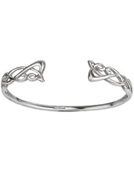 [CJS5311] Sterling Silver Torc Bangle - Failte