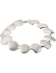 Clevereves Sterling Silver 07.50 Inch Shell Bracelet