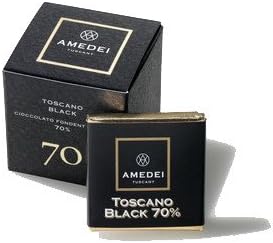 Amedei Box with 6 napolitains Dark Chocolate Toscano Black 70%
