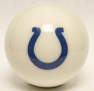 Official NFL Indianapolis Colts Licensed WHITE Billiard Pool Table Cue Ball