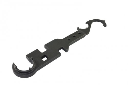 Ultimate Arms Gear AR15 AR-15 M4 M16 .223 5.56 Rifle Heavy Duty Carbon Steel Armorer's Multi Tool Combo Wrench For Castle Nut Stock Muzzle Brake Flash Hider Free Float Handguard Quad Rail Install