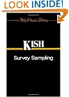 Survey Sampling (Wiley Classics Library)