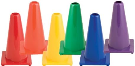 Champion Sports Hi Visibility Flexible Vinyl Cones