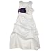 Little Girls Special Occasion Dress WHITE Flower Girl Sash BLOSSOM Wedding 4-14