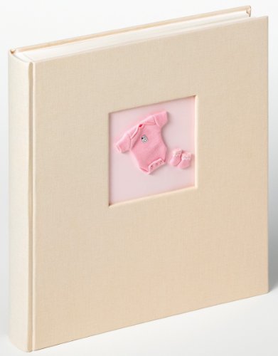 Walther UK-124-R Babyalbum Babies Dress, Format 28 x 30.5 cm, 60 wei&szlig;e Seiten, rosa Preisvergleich