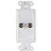 On-Q Single Speaker Strap, White