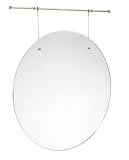 Umbra Trapeze Round Mirror, Nickel