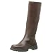 Prada Sport Women's Leather Knee-High Boot with Zipper