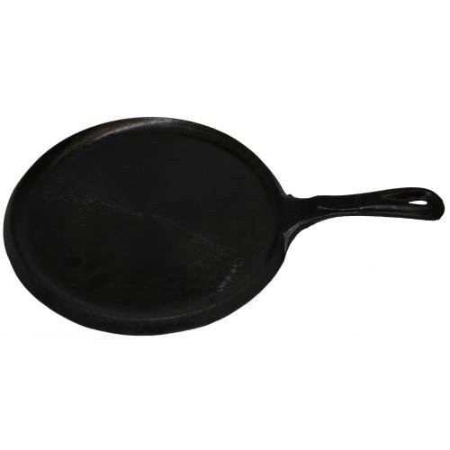 Cajun Cookware Seasoned Cast Iron Round Grill 10 Inch