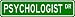 PSYCHOLOGIST Street Sign ~ Custom Aluminum Street Signs