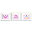 Olive Kids - Tea Party Set of 3 Prints (white)