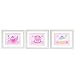 Olive Kids - Tea Party Set of 3 Prints (white)