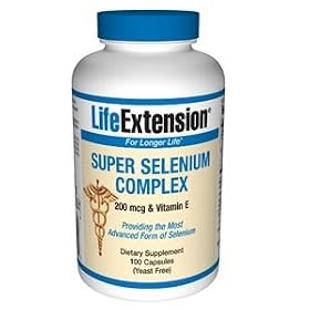 Life Extension Super Selenium Complex 200 Mcg Capsules, 100-Count