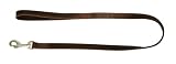 Kerbl VEGAS Leine braun, gen&auml;ht 20mm / 100cm