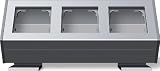 Gira 119326 Profil 55 3-fach aluminium