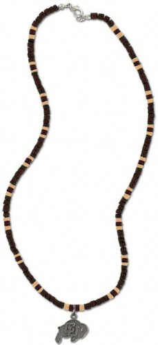 Buy Colorado Buffaloes Mens Wood Bead Necklace (Alternate Color) by FansEdge