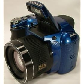 Fujifilm FinePix S3200 14 MP Digital Camera with Fujinon 24x Super Wide Angle Optical Zoom Lens and 3-Inch LCD-BLUE