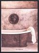 Art Poster Metal Framed Print - Bathtub - Artist: Lilo Raymond- Poster Size: 27 X 19