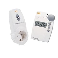 ELV FS20 STR Funk-Raumthermostat Set 1: Thermostat, 1 Funk-Schaltsteckdose, Batterien
