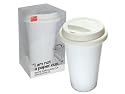 DCI I Am Not a Paper Cup 10-Ounce Porcelain Travel Cup with Lid