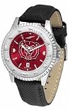 Missouri State University Bears Competitor AnoChrome Men's Watch with Nylon/Leather Band