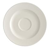 Villeroy & Boch Tipo White Breakfast/Cream Soup Cup Saucers, Set of 6