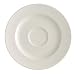 Villeroy & Boch Tipo White Breakfast/Cream Soup Cup Saucers, Set of 6