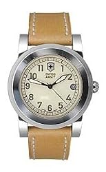 Swiss Army Men's Leather Strap Watch #24113