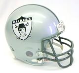 Oakland Raiders 1960-63 Throwback Pro Line Helmet Features Official Team Decals