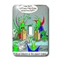 Londons Times Funny Society Cartoons - Alien Political Debates - Light Switch Covers - single toggle switch